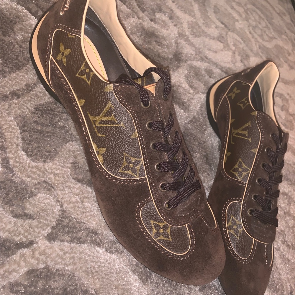 Louis Vuitton Suede & Monograms Energies/Sneakers
